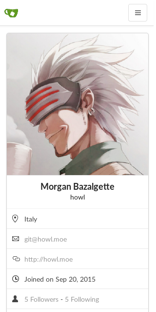 Responsive UI screenshot