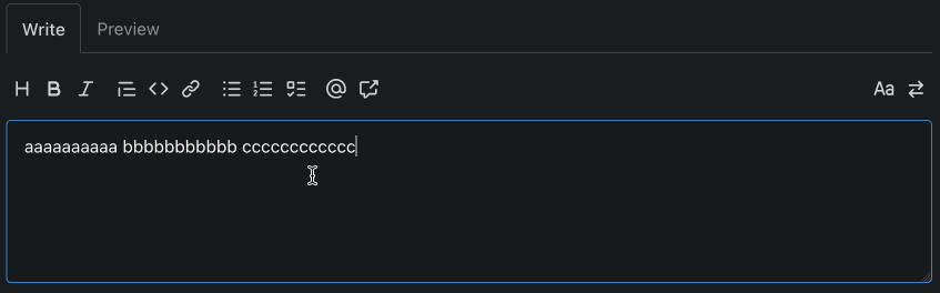 pasting URLs over markdown